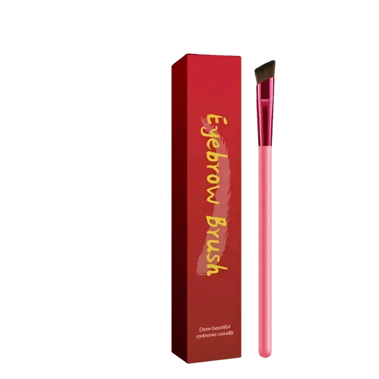 Angled Eyebrow Brush with Packaging - GiFTiFY