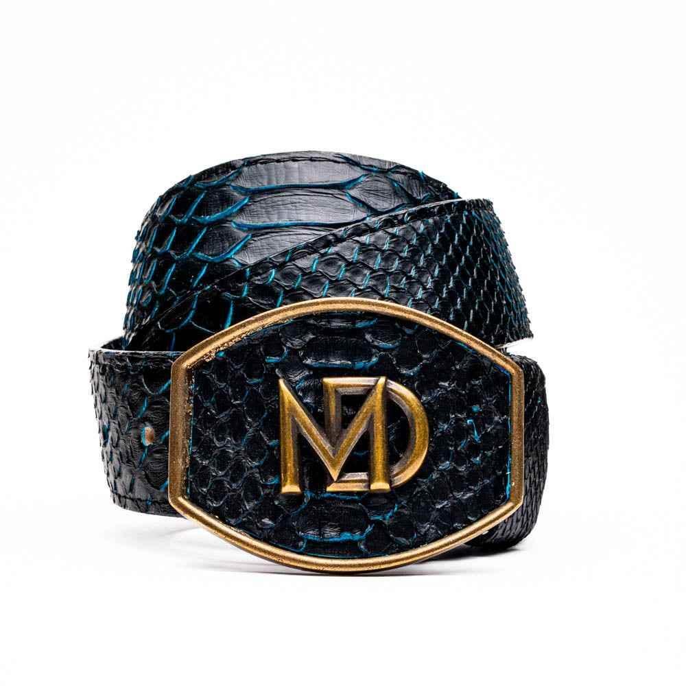 Arkansas Belt Black / Blue Belts by Marco Di Milano