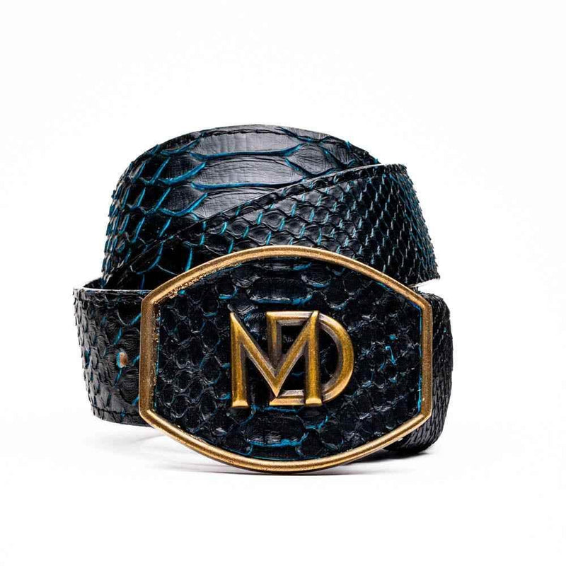 Arkansas Belt Black / Blue Belts by Marco Di Milano