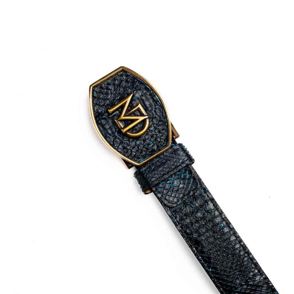 Arkansas Belt Black / Blue Belts by Marco Di Milano