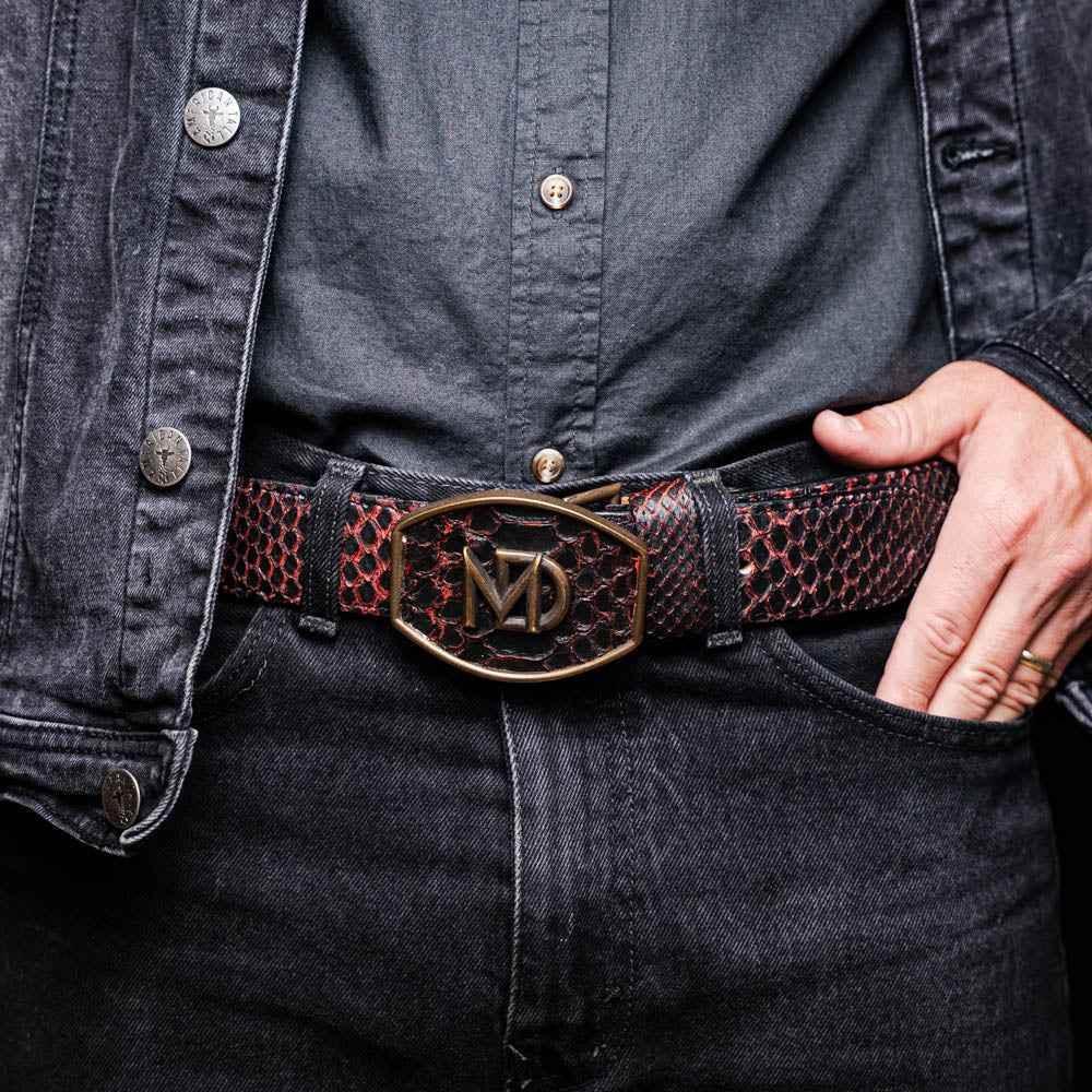 Arkansas Belt BlackCherry by Marco Di Milano
