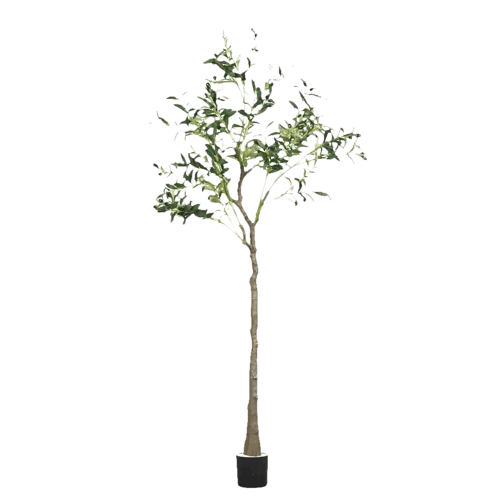 Palmera Areca Artificial Grande en Maceta Blanca - Planta Tropical Falsa Palm Tree en Maceta Blanca Artificial Trees by Kmitang Official Store