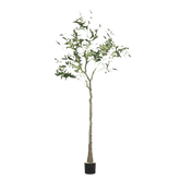 Artificial Areca Palm Tree in White Pot Large Fake Palm Tree Tropical Plant Palm Tree Artificial in White Pot - GiFTiFY