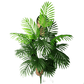 Artificial Areca Palm Tree in White Pot Large Fake Palm Tree Tropical Plant Palm Tree Artificial in White Pot - GiFTiFY