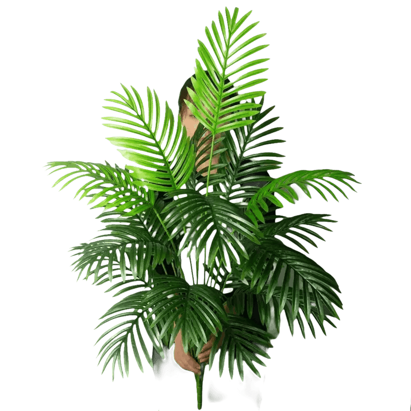 Palmera Areca Artificial Grande en Maceta Blanca - Planta Tropical Falsa Palm Tree en Maceta Blanca Artificial Trees by Kmitang Official Store