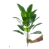 Artificial Tropical Palm Tree in White Pot - GiFTiFY