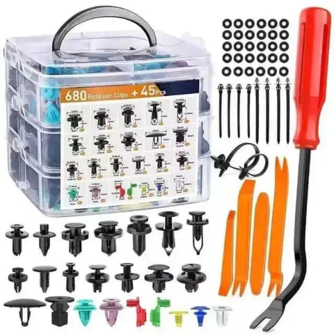 Automobile Retainer Clips and Tool Set Plastic Retainer Clips Automotive Oxygen Sensor Fit - GiFiFY