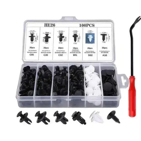 Automobile Retainer Clips and Tool Set Plastic Retainer Clips Automotive Oxygen Sensor Fit - GiFiFY