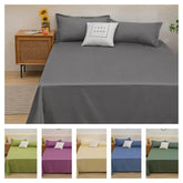 Solid Color Flat Bed Sheet - GiFTiFY