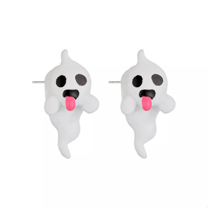 Halloween Ghost and Pumpkin Dangle Earrings - GiFTiFY