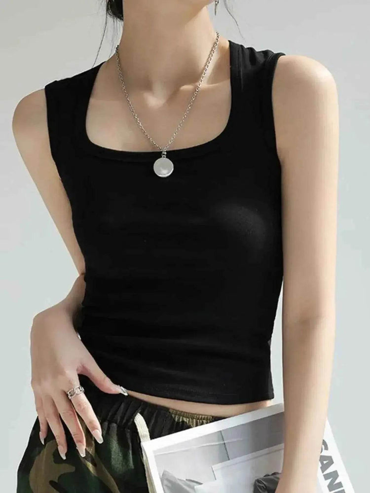 Plus Size Wide Strap Tank - GiFTiFY