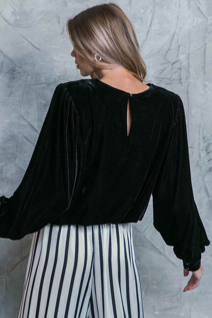 IT'S YOUR TIME VELVET TOP - GiFTiFY