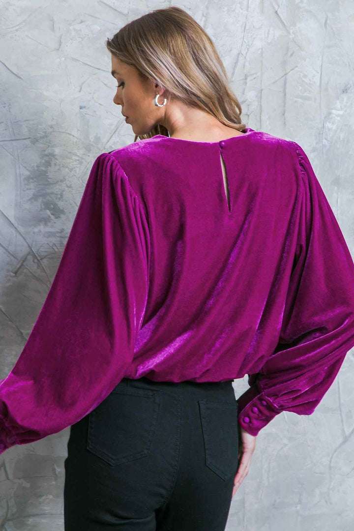 IT'S YOUR TIME VELVET TOP - GiFTiFY