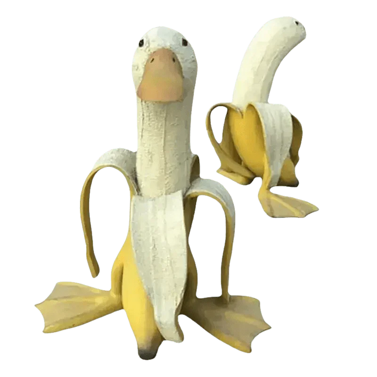 Banana Duck Creative Garden Decor Figurines - GiFTiFY