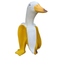 Banana Duck Creative Garden Decor Figurines