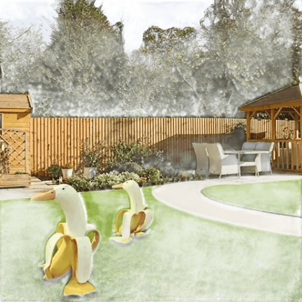Banana Duck Creative Garden Decor Figurines - GiFTiFY