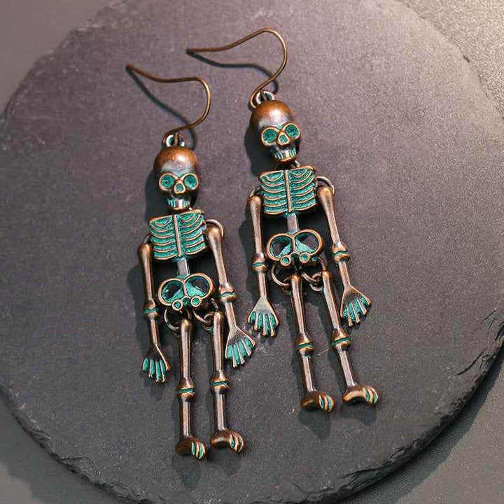 Skeleton Alloy Earrings - GiFTiFY