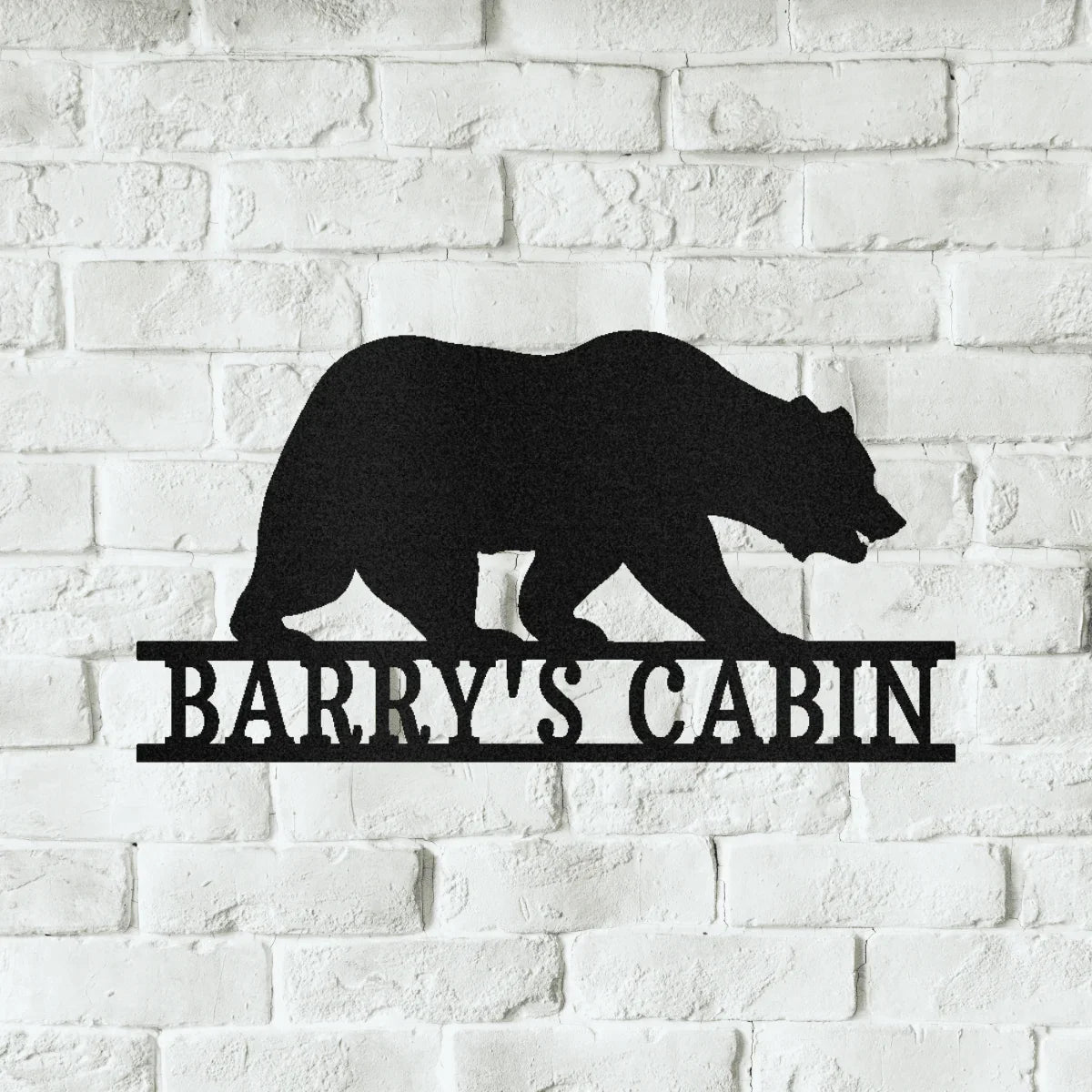 Bear Personalized Gifts - Custom Metal Sign - GiFTiFY