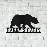 Bear Personalized Gifts - Custom Metal Sign - GiFTiFY