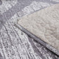 DaDa Bedding Rustic Grey Mosaic Distressed Medallion Reversible Quilted Bedspread Set (SD16299)