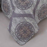 DaDa Bedding Rustic Grey Mosaic Distressed Medallion Reversible Quilted Bedspread Set (SD16299) - GiFTiFY