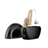 Beige Hearing Aids with Black Charging Case Sound Amplifier Hearing Aids Beige Black Hearing Aids Avoid Whistling Beige Case - GiFTiFY
