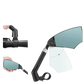 West Biking Anti-Glare Bicycle Mirror Handlebar Rear View - GiFTiFY