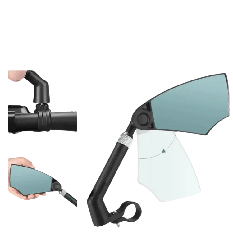 West Biking Anti-Glare Bicycle Mirror Handlebar Rear View - GiFTiFY