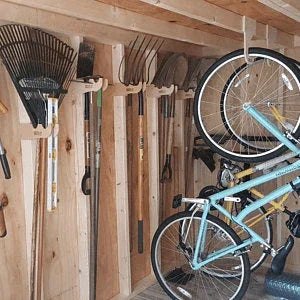 Bike Organizer – Shed Tool Rack for Efficient Storage HangThis Up My Shed Organizing System