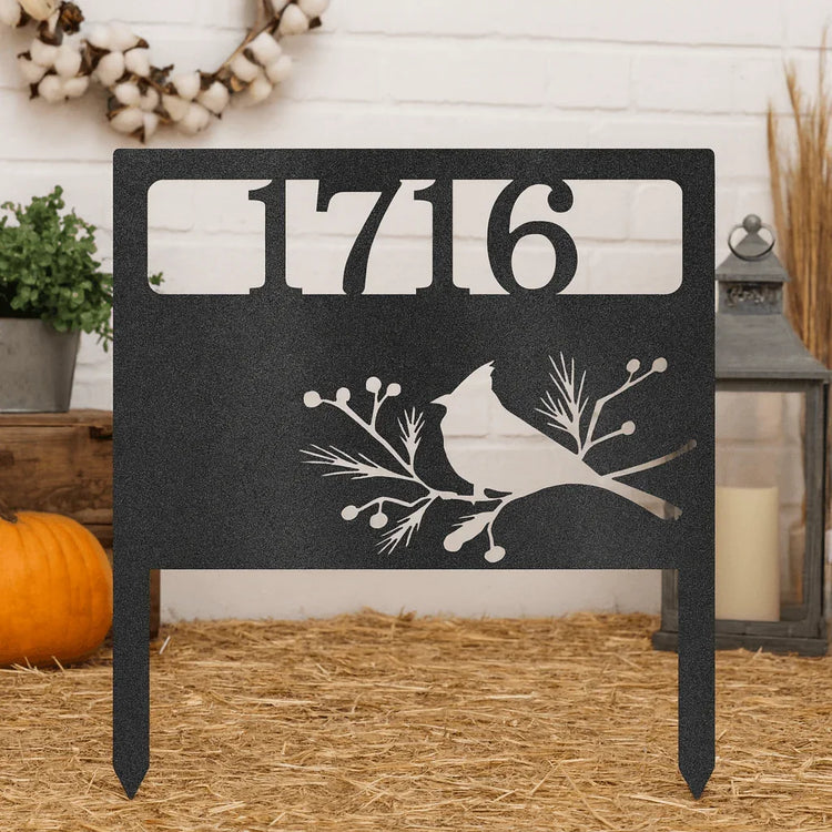 Bird Yard Personalized Gifts - Custom Metal Sign - GiFTiFY