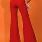 COUNTDOWN THE HOURS WOVEN FLARED PANTS Flying Tomato
