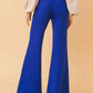 COUNTDOWN THE HOURS WOVEN FLARED PANTS