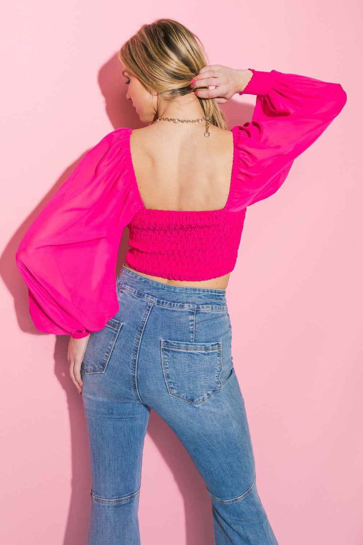 FOREVER EXQUISITE WOVEN TOP - GiFTiFY