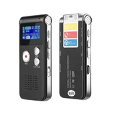 Black 8GB Voice Recorder MP3 Sound Audio Recorder - GiFTiFY