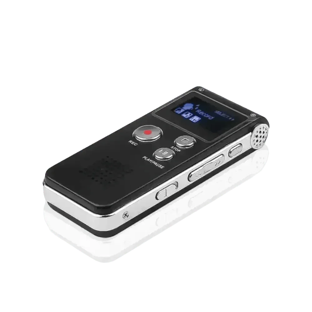 Black 8GB Voice Recorder MP3 Sound Audio Recorder - GiFTiFY