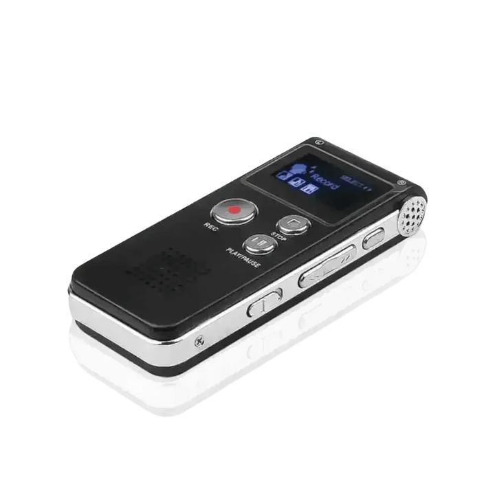 Black 8GB Voice Recorder MP3 Sound Audio Recorder - GiFTiFY