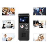 Black 8GB Voice Recorder MP3 Sound Audio Recorder - GiFTiFY