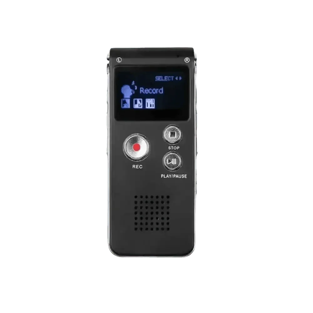 Black 8GB Voice Recorder MP3 Sound Audio Recorder - GiFTiFY