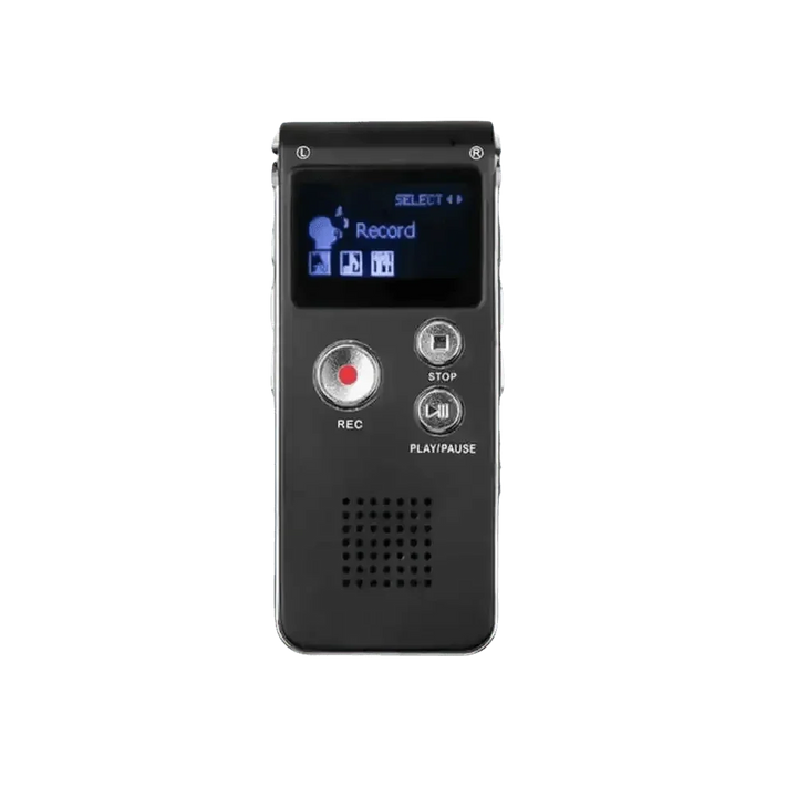 Black 8GB Voice Recorder MP3 Sound Audio Recorder - GiFTiFY