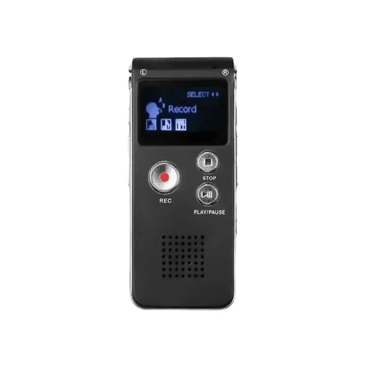 Black 8GB Voice Recorder MP3 Sound Audio Recorder - GiFTiFY