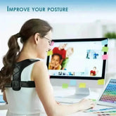 Black and Green Shoulder Posture Corrector Belt - GiFTiFY