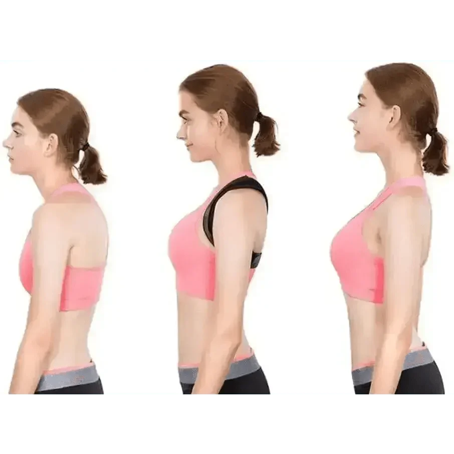 Black and Green Shoulder Posture Corrector Belt - GiFTiFY