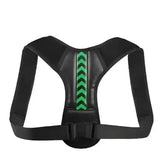 Black and Green Shoulder Posture Corrector Belt - GiFTiFY