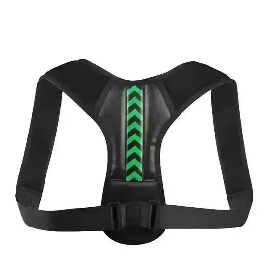 Black and Green Shoulder Posture Corrector Belt - GiFTiFY