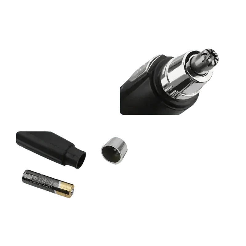 Black and Silver Nose Hair Trimmer Electric Ear Neck Trimmer - GiFTiFY