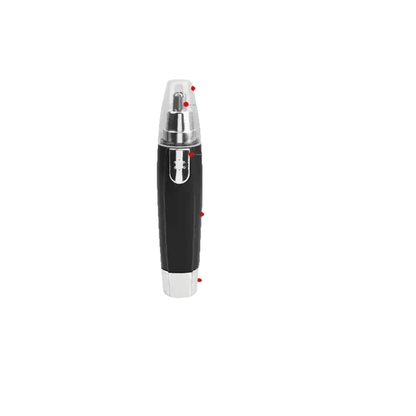 Black and Silver Nose Hair Trimmer Electric Ear Neck Trimmer - GiFTiFY