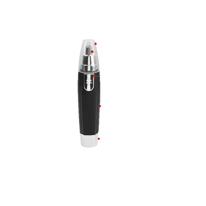Black and Silver Nose Hair Trimmer Electric Ear Neck Trimmer - GiFTiFY
