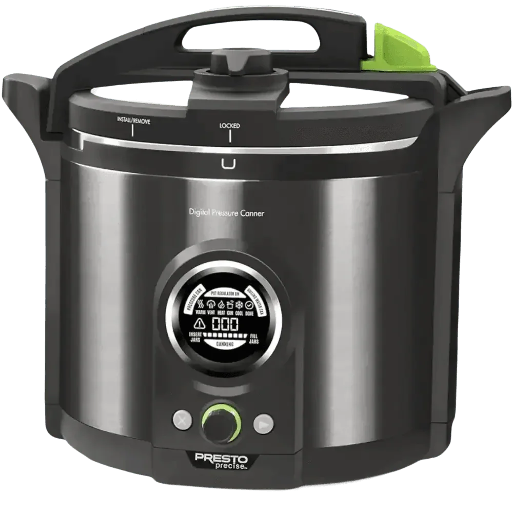 Black and Silver Electric Pressure Canner - GiFTiFY