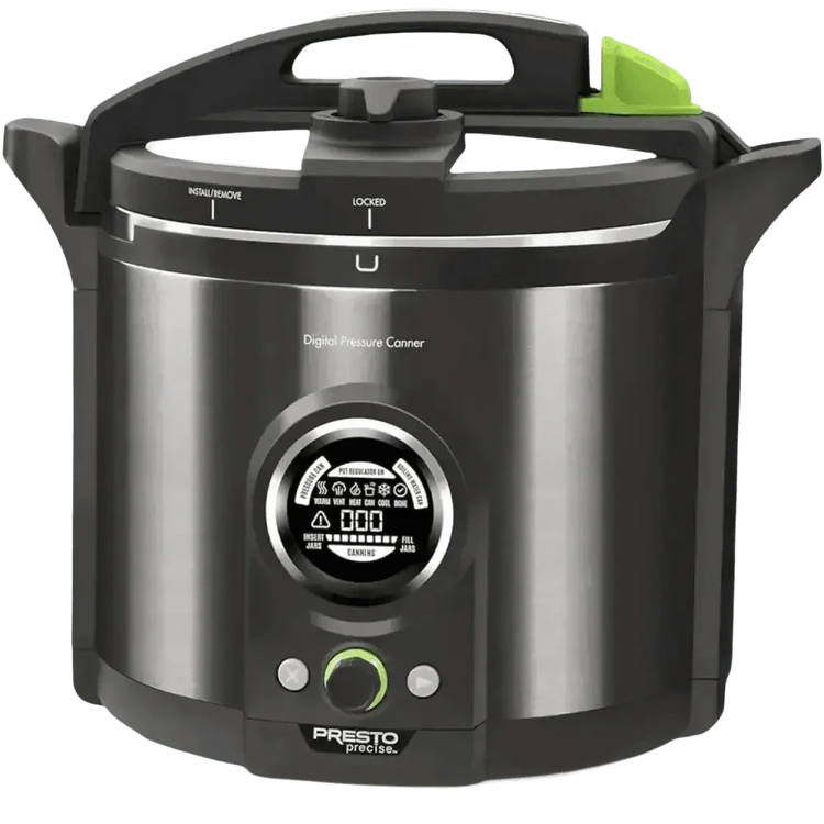 Black and Silver Electric Pressure Canner - GiFTiFY