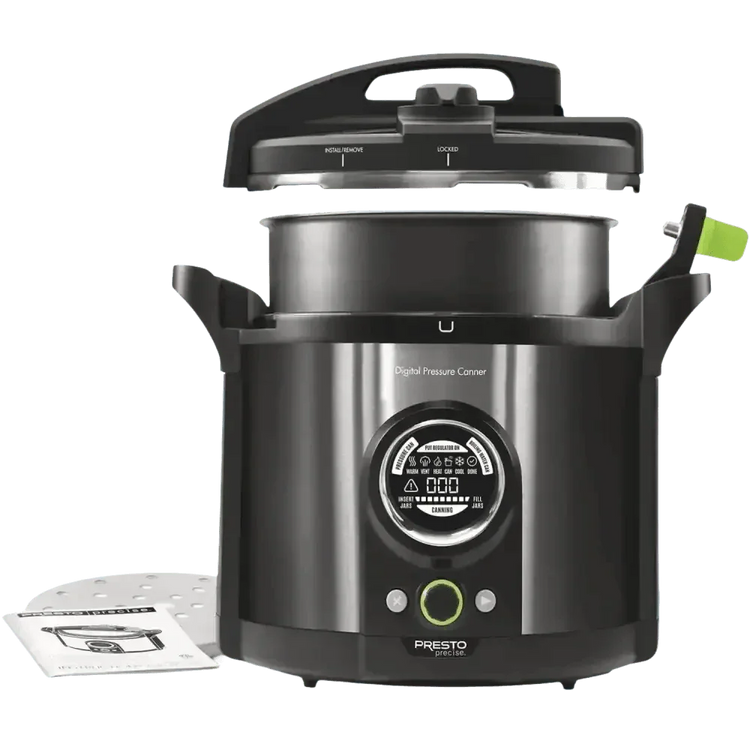 Black and Silver Electric Pressure Canner - GiFTiFY